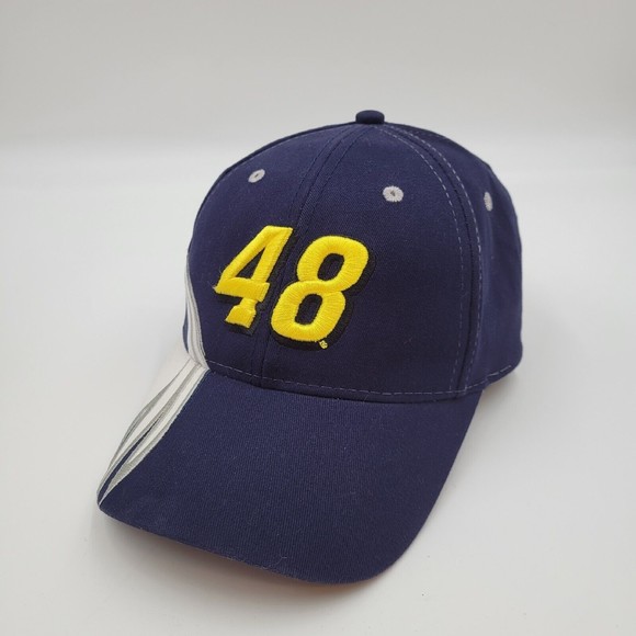 Team Lowes Racing Adjustable Blue Baseball Hat Cap #48 Jimmie Johnson Nascar - Picture 1 of 11